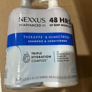 Nexxus Advanced Therappe Shampoo and Humectress Conditioner, 32 Fl Oz x 2
